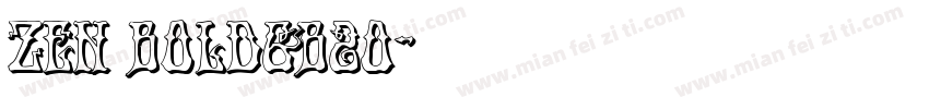 zen boldgb20字体转换